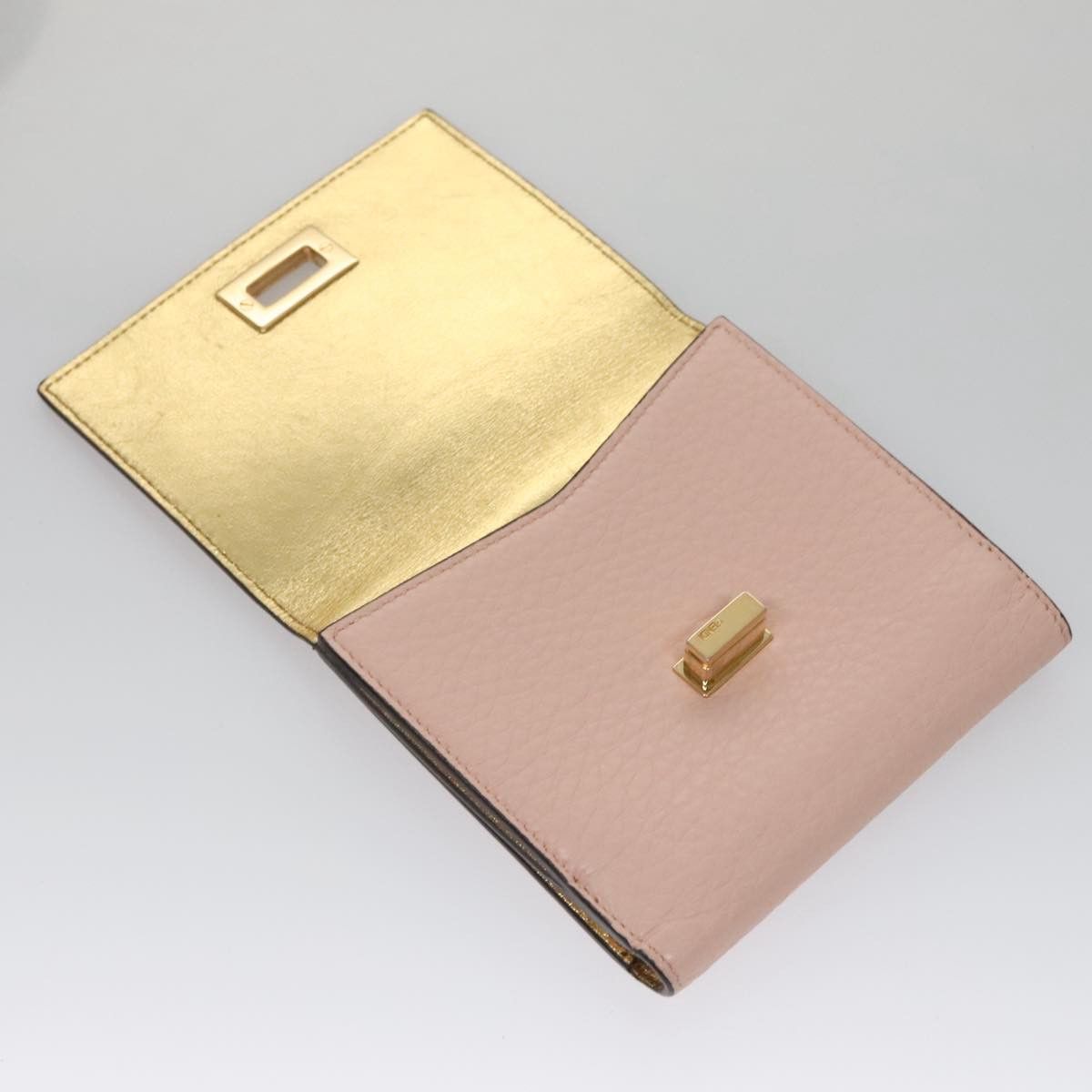 Fendi Peekaboo Pink Leather Wallet (Pre-Owned) Size ONE SIZE - 19 Thumbnail