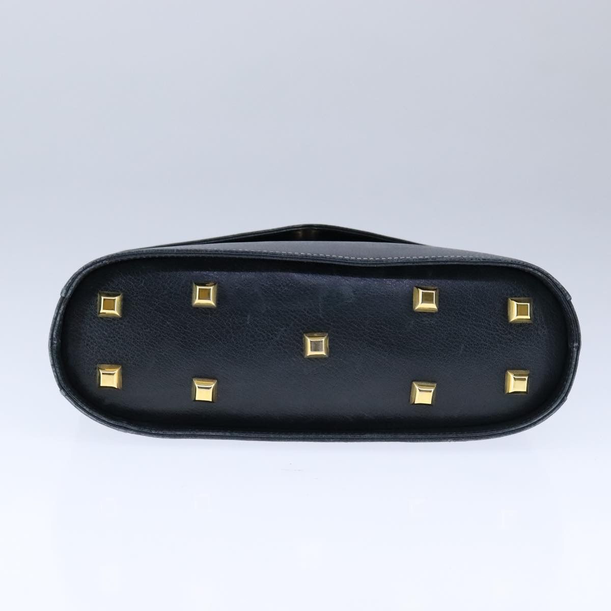 Salvatore Ferragamo Navy Leather Handbag (Pre-Owned) Size ONE SIZE - 16 Thumbnail