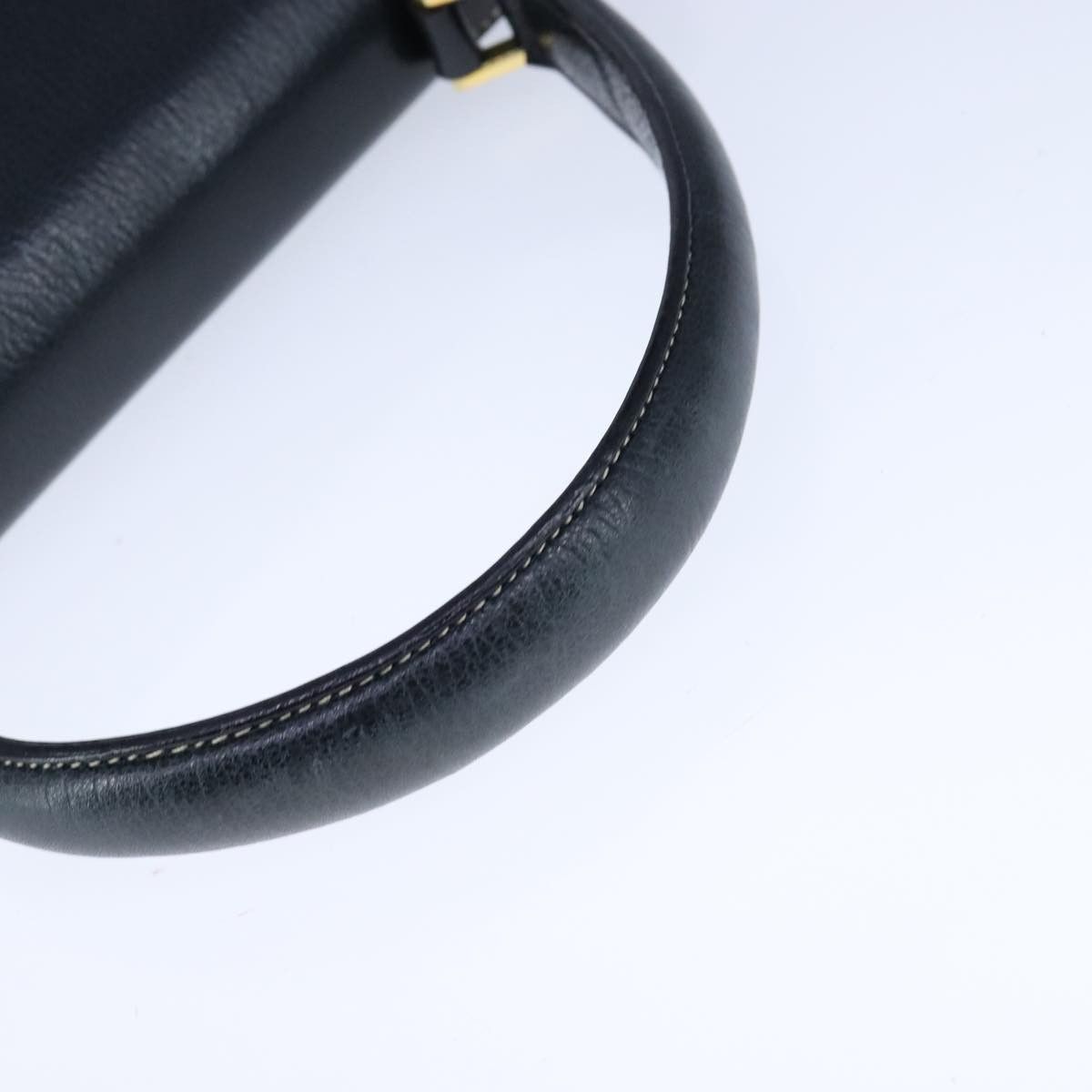 Salvatore Ferragamo Navy Leather Handbag (Pre-Owned) Size ONE SIZE - 14 Thumbnail
