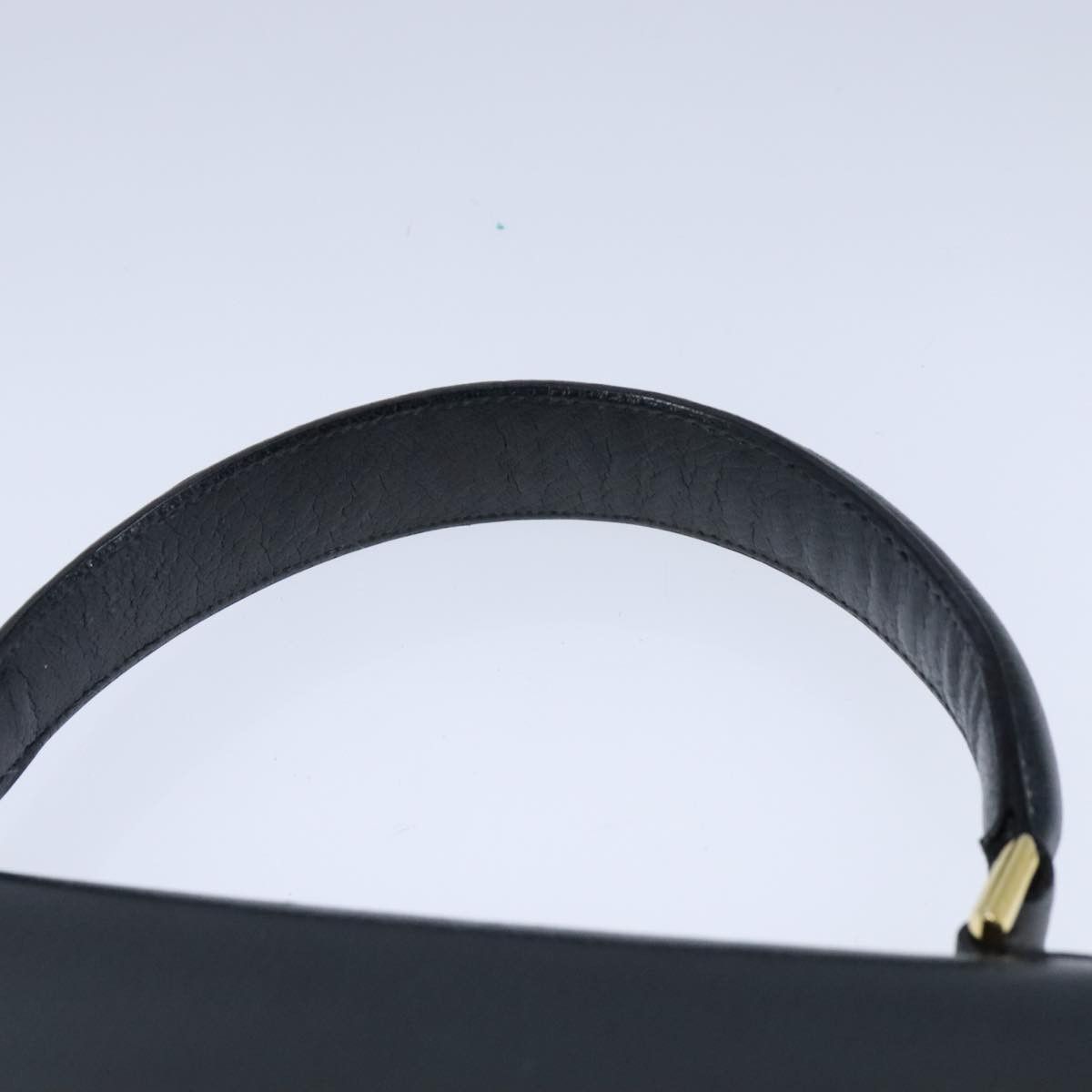 Salvatore Ferragamo Navy Leather Handbag (Pre-Owned) Size ONE SIZE - 6 Thumbnail