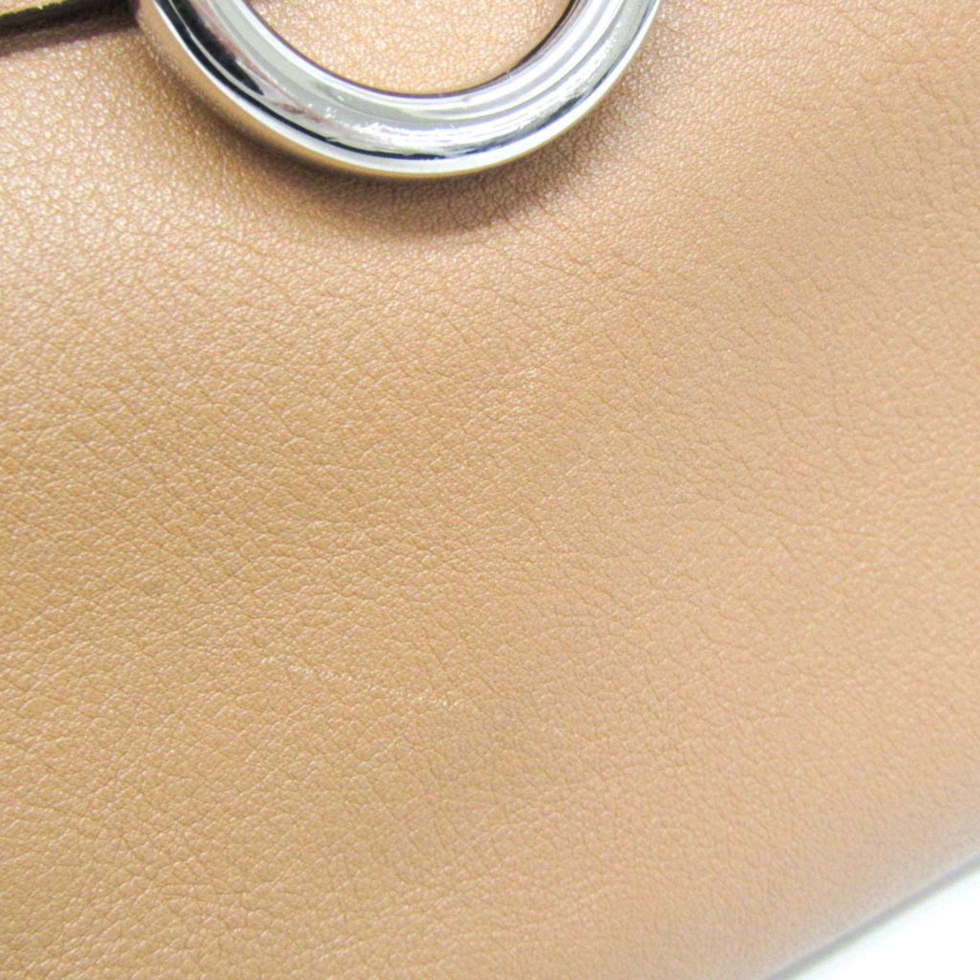 Salvatore Ferragamo Sofia Brown Leather Handbag (Pre-Owned) Size ONE SIZE - 6 Thumbnail