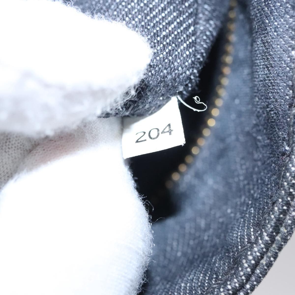 Prada Canapa Black Denim - Jeans Tote Bag (Pre-Owned) Size ONE SIZE - 11 Thumbnail