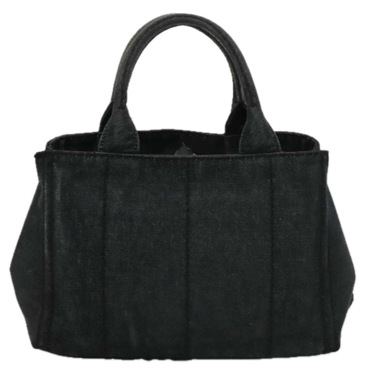 Prada Canapa Black Denim - Jeans Tote Bag (Pre-Owned) Size ONE SIZE - 2 Thumbnail