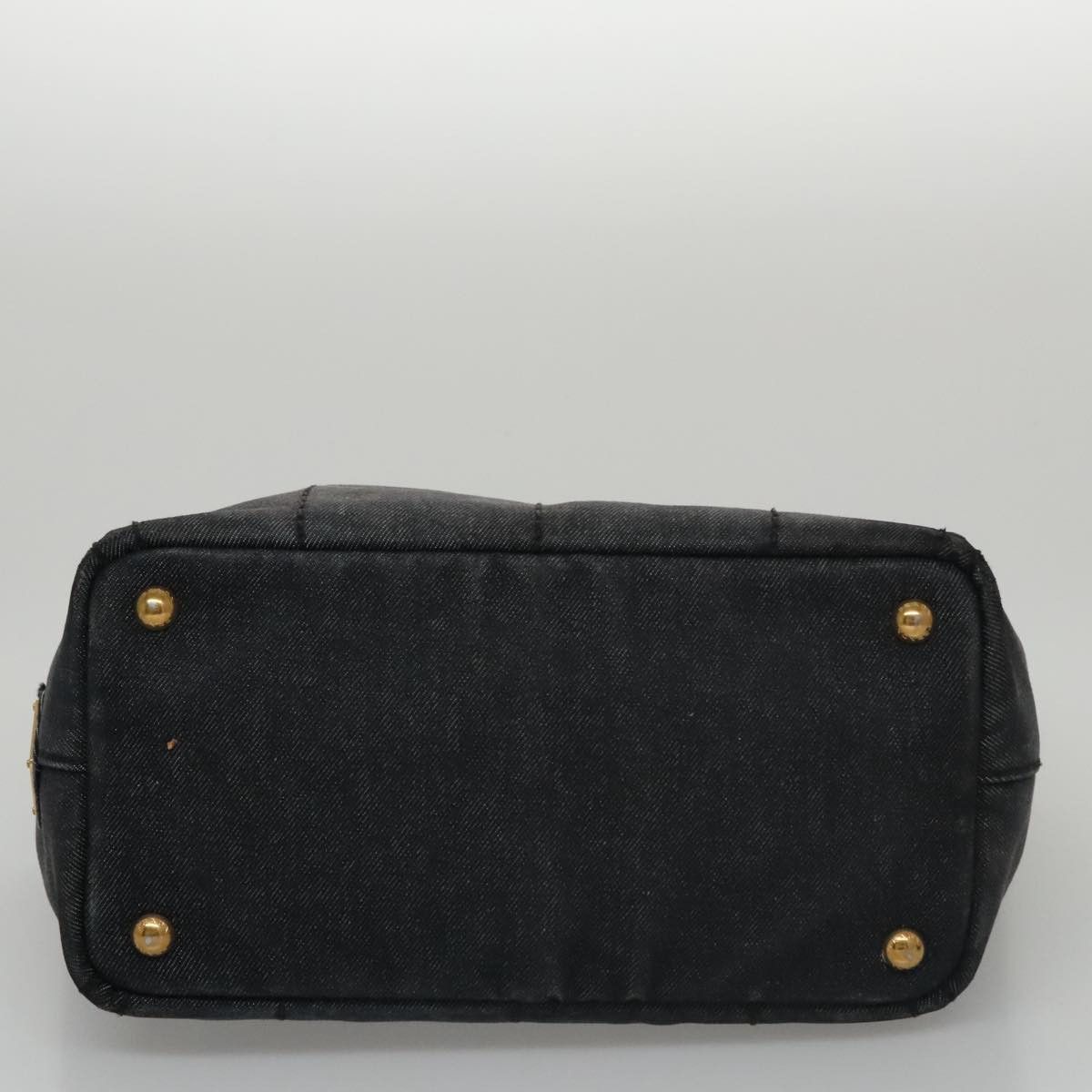 Prada Canapa Black Denim - Jeans Tote Bag (Pre-Owned) Size ONE SIZE - 17 Thumbnail