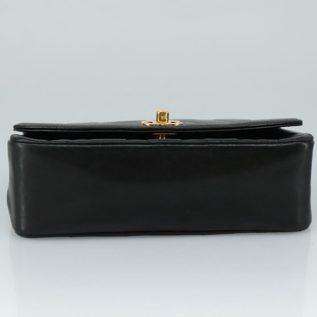 Chanel Diana Black Leather Shoulder Bag (Pre-Owned) Size ONE SIZE - 4 Thumbnail