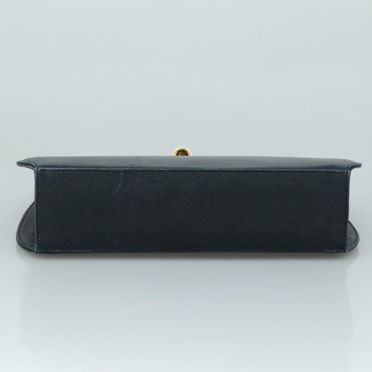 Salvatore Ferragamo - Navy Leather Shoulder Bag (Pre-Owned) Size ONE SIZE - 20 Thumbnail