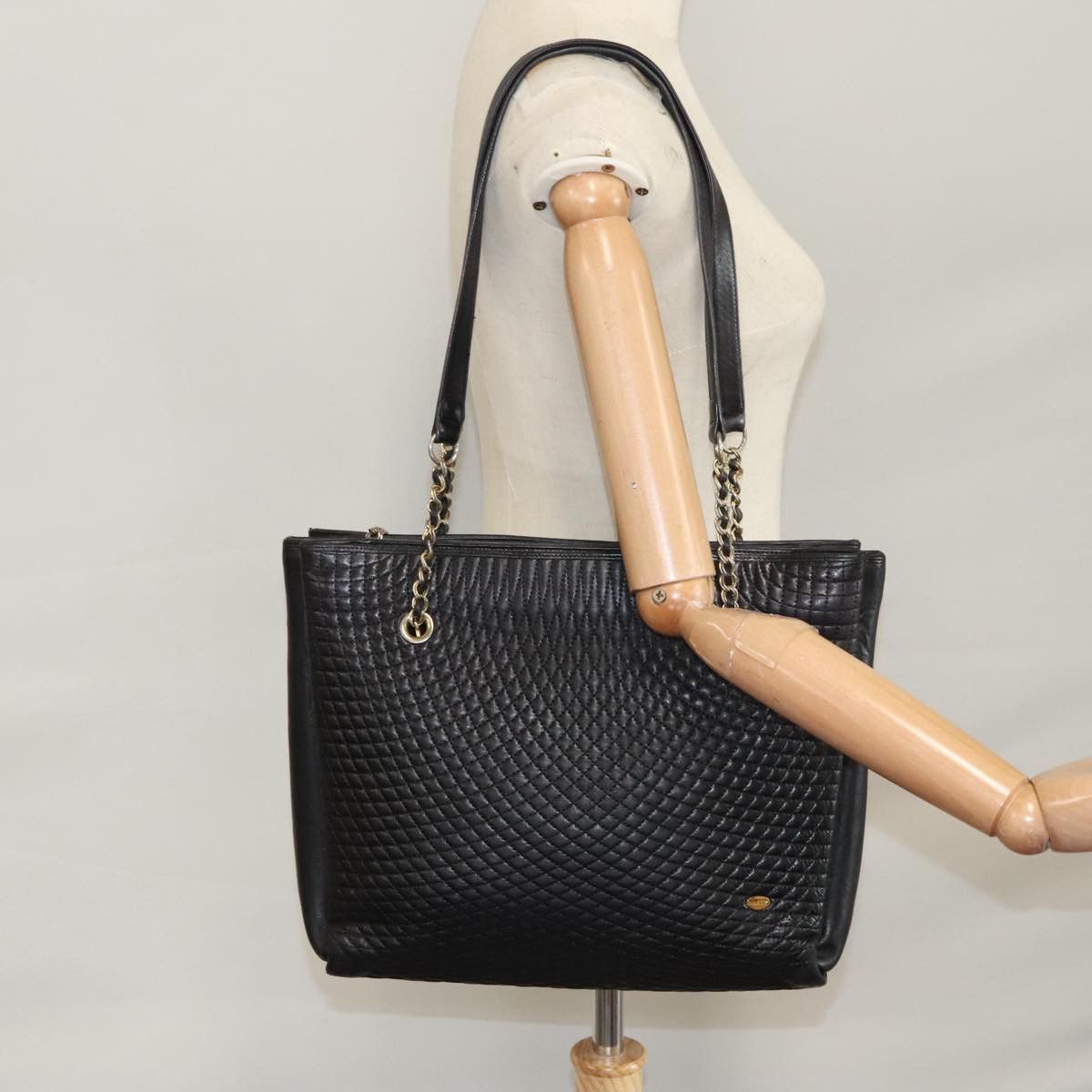 Bally Black Leather Tote Bag (Pre-Owned) Size ONE SIZE - 13 Thumbnail