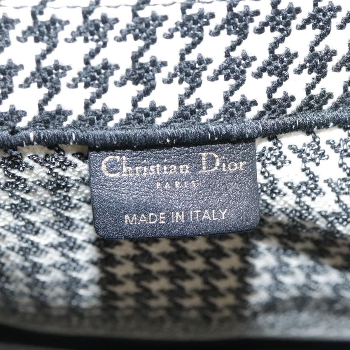 Dior Book Tote Black Canvas Tote Bag (Pre-Owned) Size ONE SIZE - 10 Thumbnail