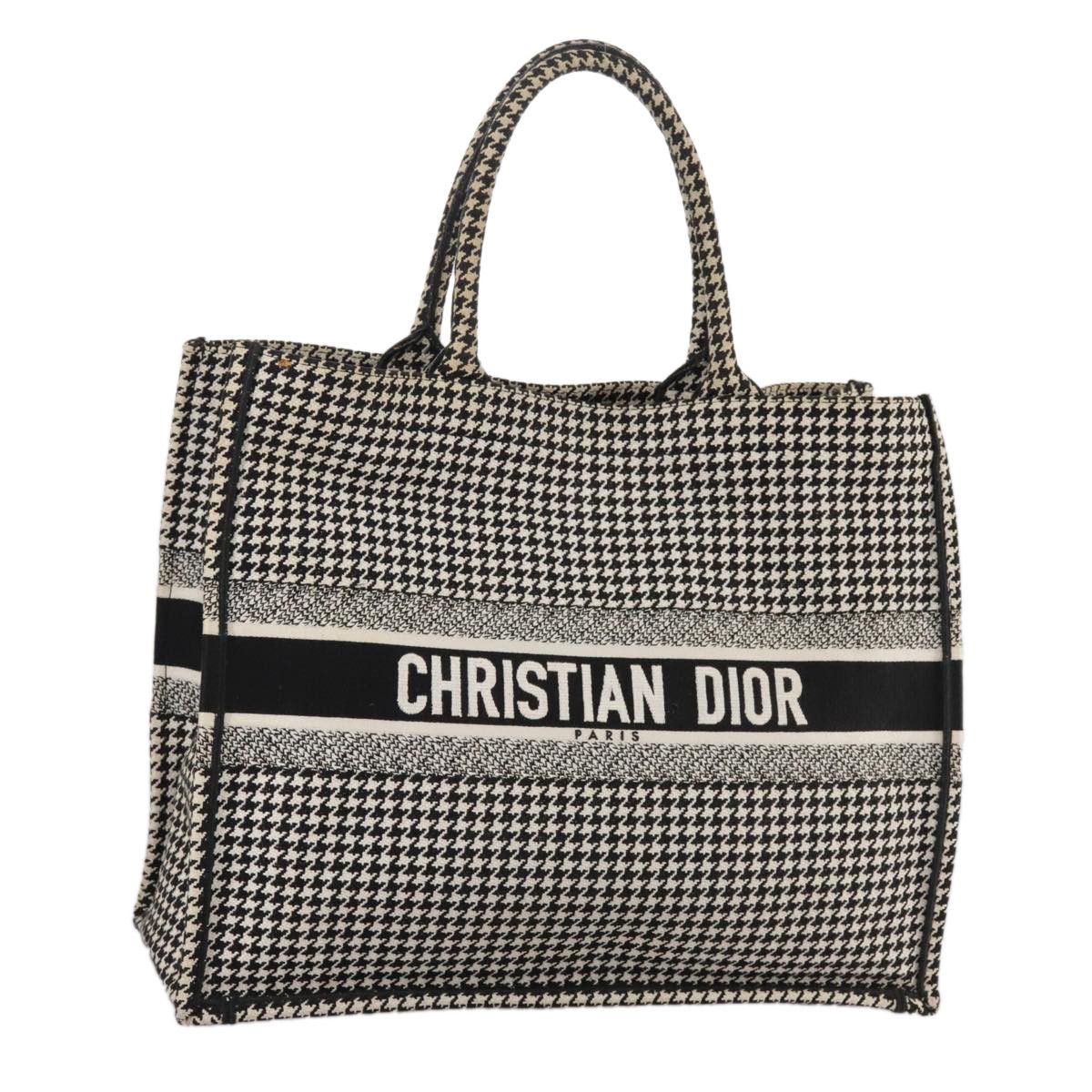 Dior Book Tote Black Canvas Tote Bag (Pre-Owned) Size ONE SIZE - 13 Thumbnail