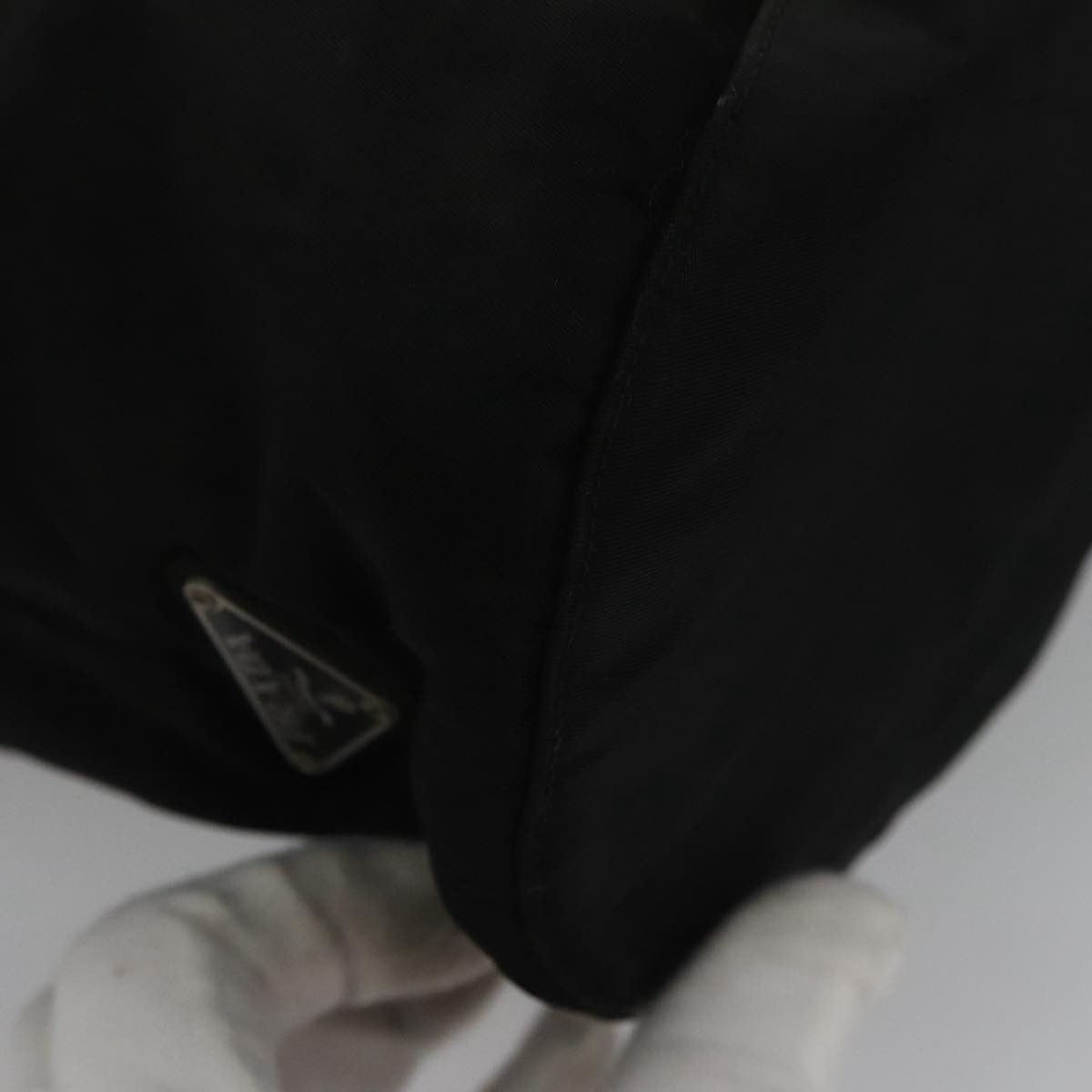Prada Black Synthetic Handbag (Pre-Owned) Size ONE SIZE - 9 Thumbnail