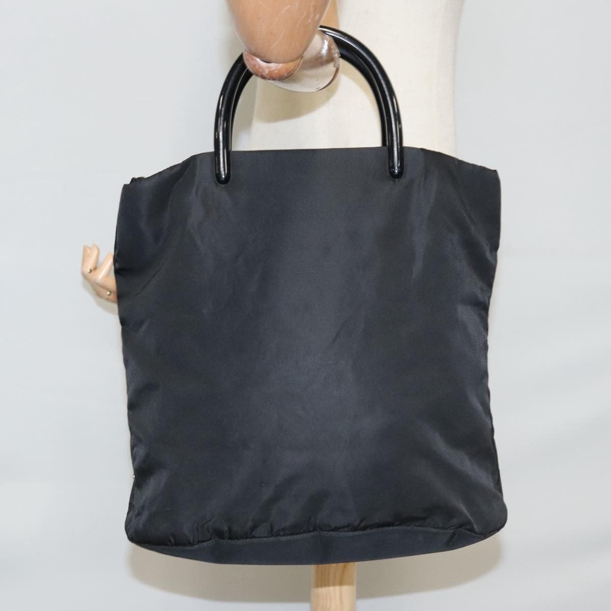 Prada Black Synthetic Handbag (Pre-Owned) Size ONE SIZE - 15 Thumbnail