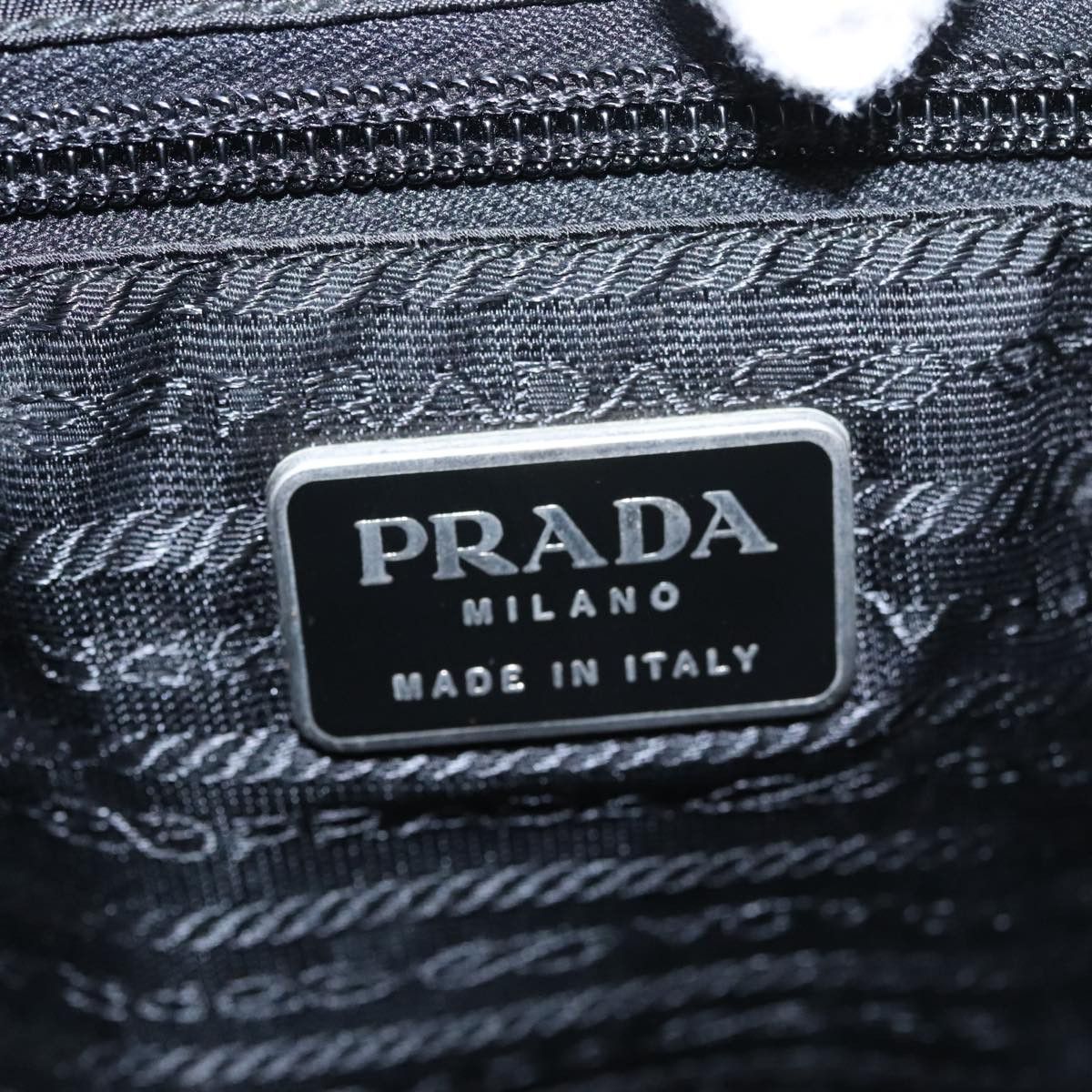 Prada Black Synthetic Handbag (Pre-Owned) Size ONE SIZE - 14 Thumbnail