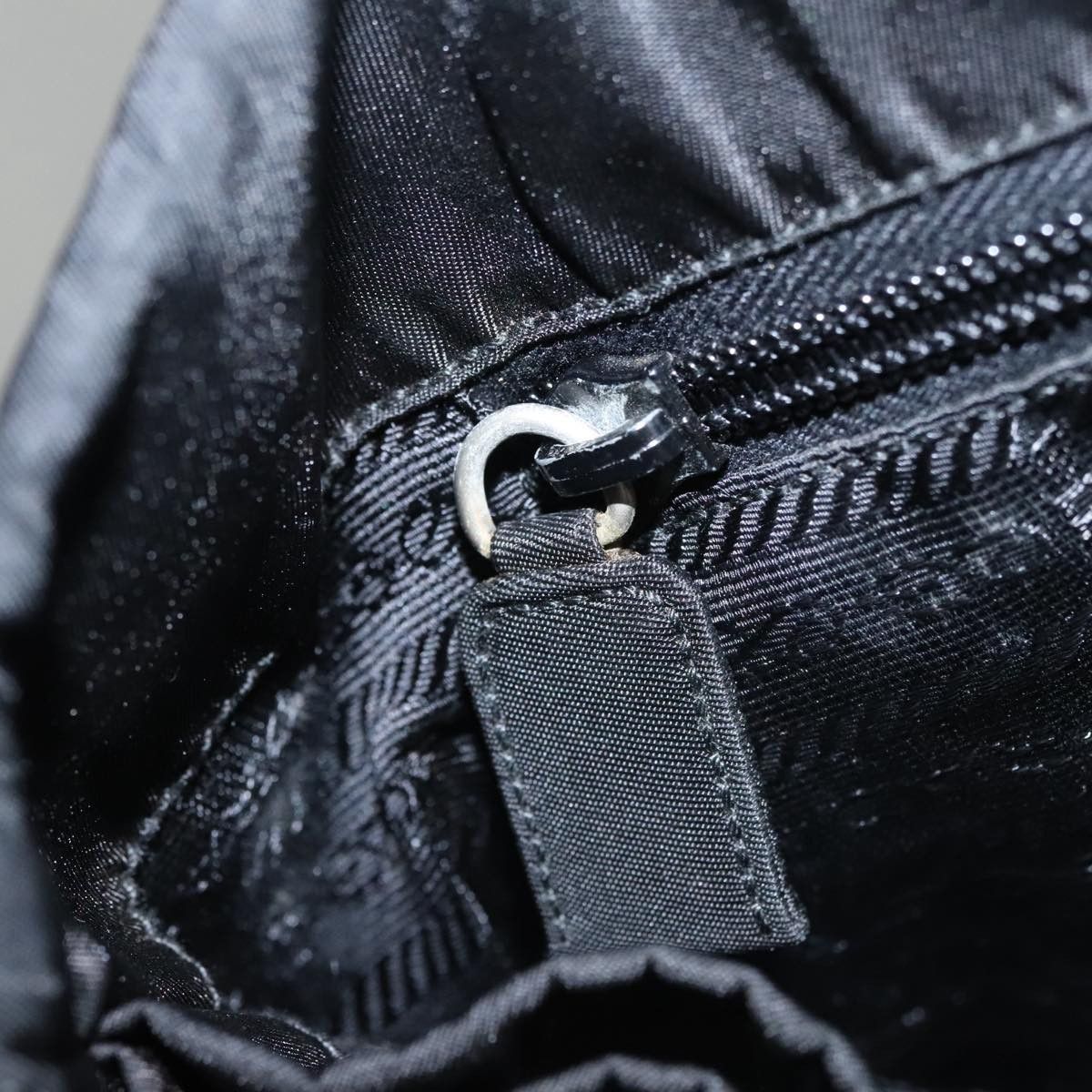 Prada Black Synthetic Handbag (Pre-Owned) Size ONE SIZE - 11 Thumbnail