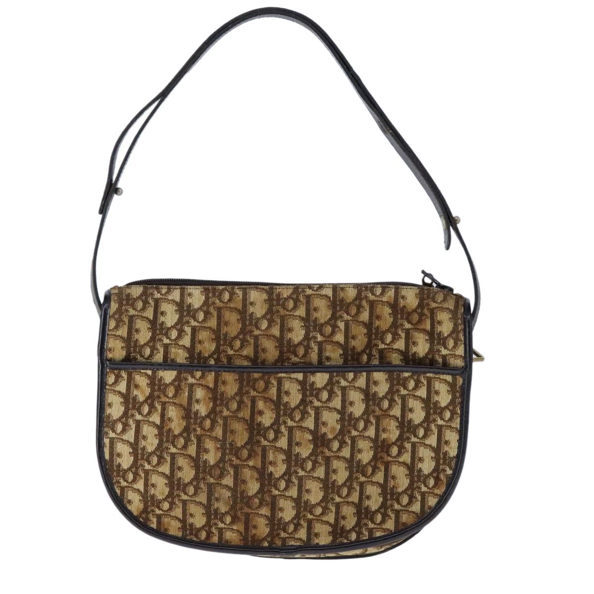 Dior Trotter Brown Canvas Shoulder Bag (Pre-Owned) Size ONE SIZE - 2 Thumbnail