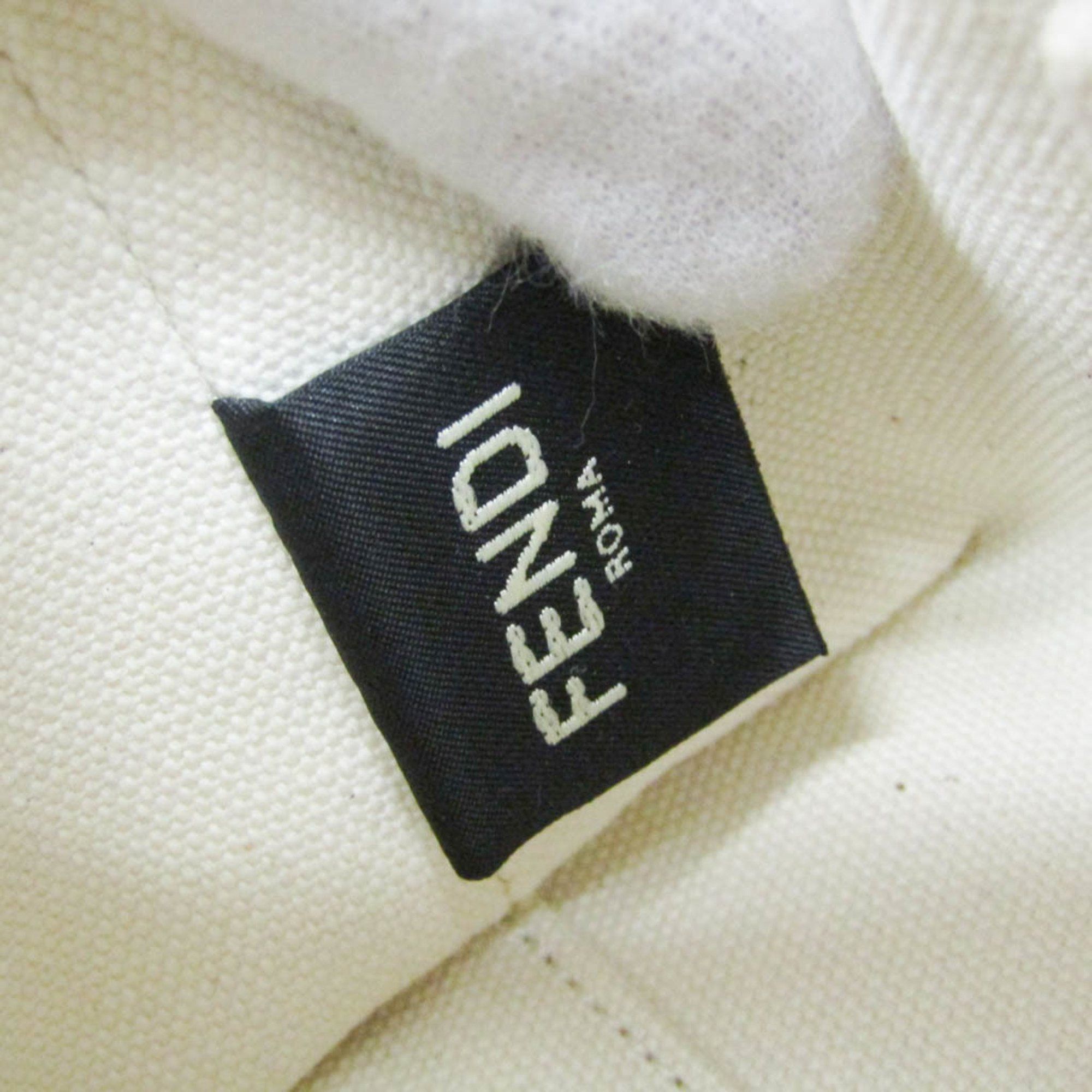 Fendi By The Way Beige Canvas Handbag (Pre-Owned) Size ONE SIZE - 11 Thumbnail
