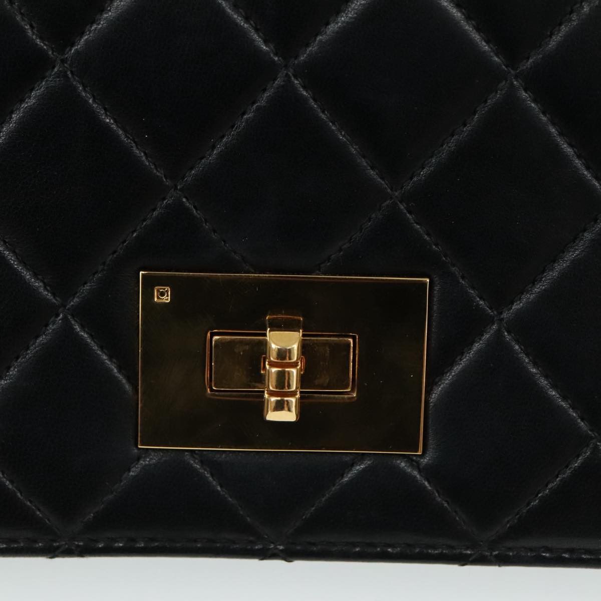 Chanel 2,55 Black Leather Shoulder Bag (Pre-Owned) Size ONE SIZE - 11 Thumbnail