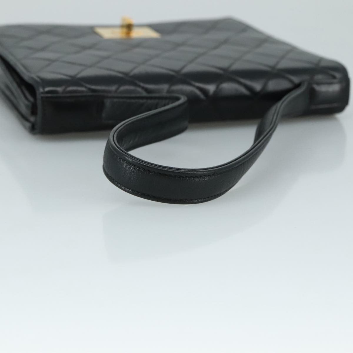 Chanel 2,55 Black Leather Shoulder Bag (Pre-Owned) Size ONE SIZE - 5 Thumbnail