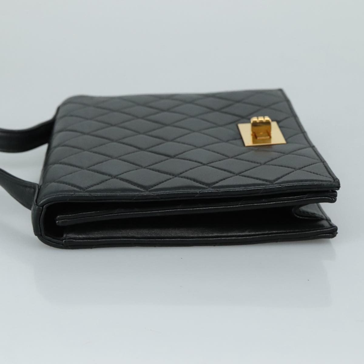 Chanel 2,55 Black Leather Shoulder Bag (Pre-Owned) Size ONE SIZE - 4 Thumbnail