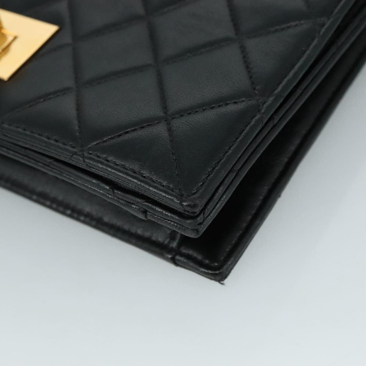 Chanel 2,55 Black Leather Shoulder Bag (Pre-Owned) Size ONE SIZE - 7 Thumbnail