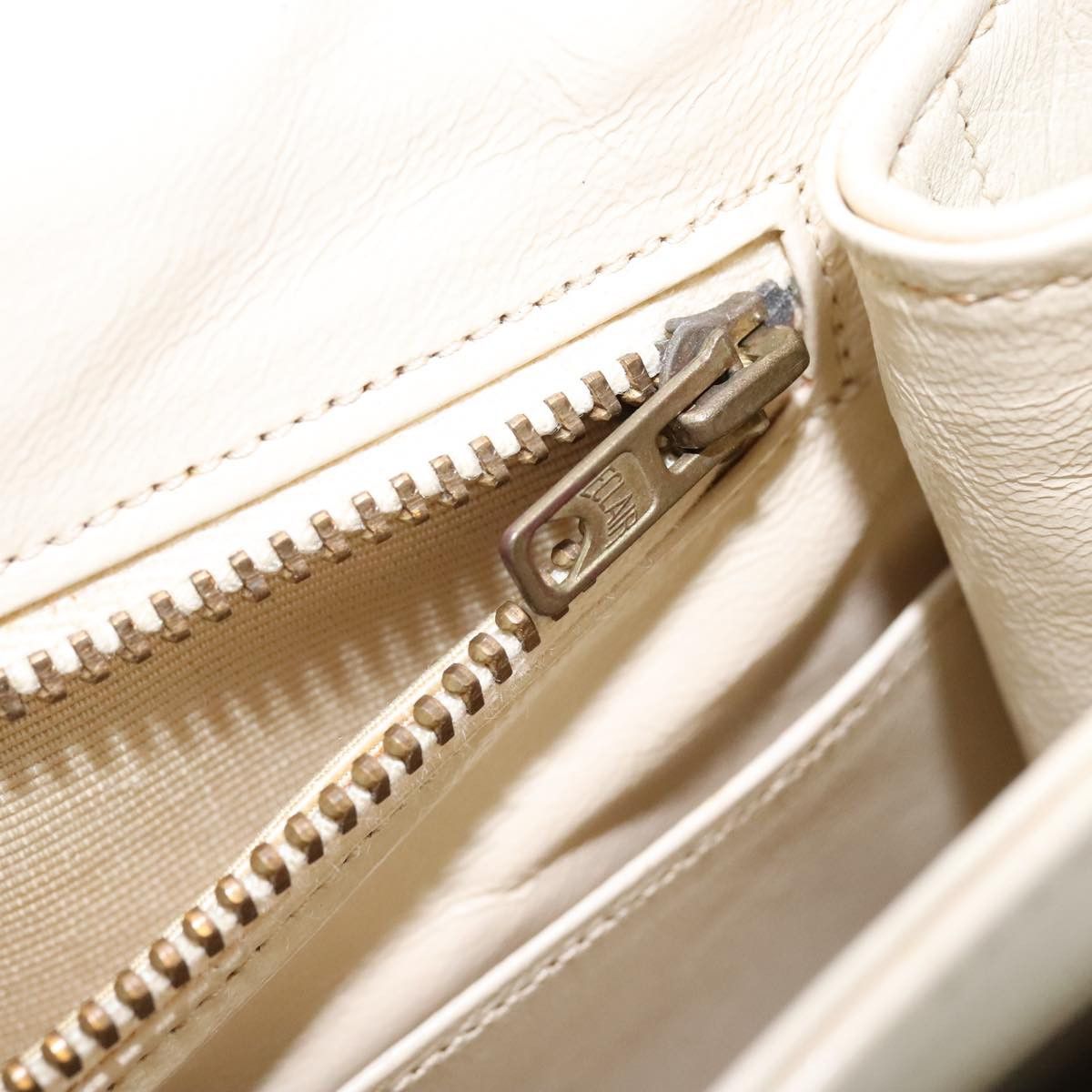 Chanel Single Flap Beige Leather Shoulder Bag (Pre-Owned) Size ONE SIZE - 13 Thumbnail
