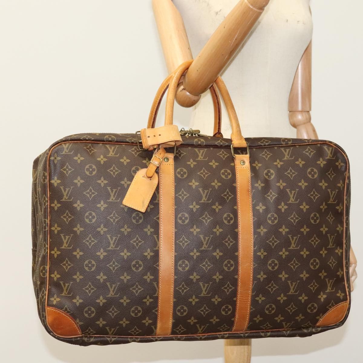 Louis Vuitton Sirius Brown Canvas Travel Bag (Pre-Owned) Size ONE SIZE - 12 Thumbnail