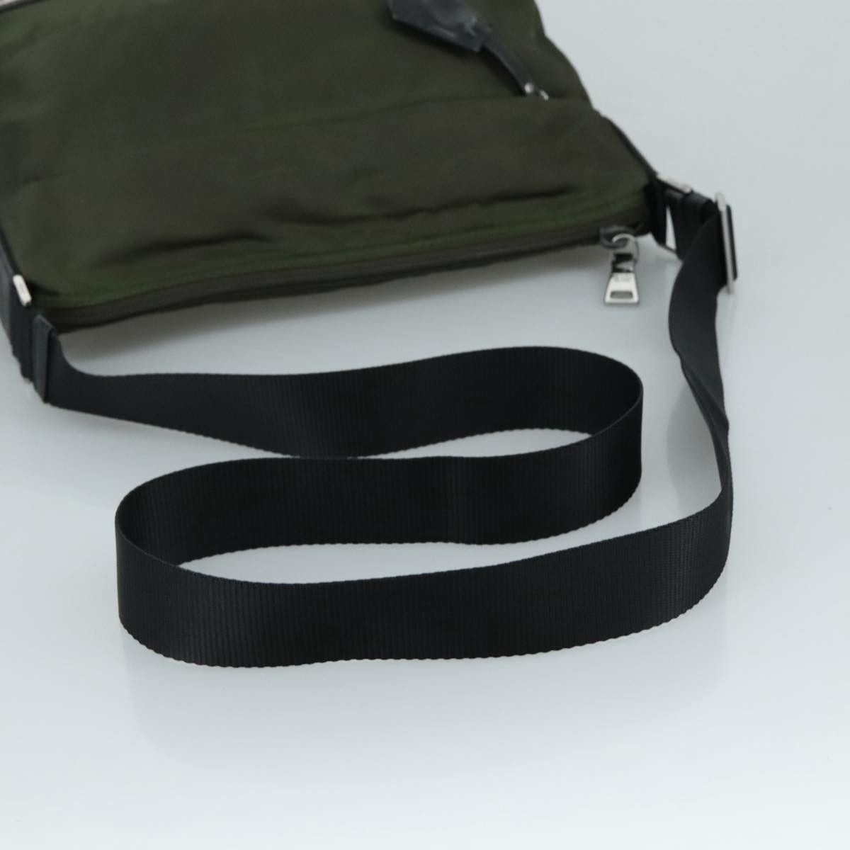 Prada Tessuto Khaki Synthetic Shoulder Bag (Pre-Owned) Size ONE SIZE - 4 Thumbnail