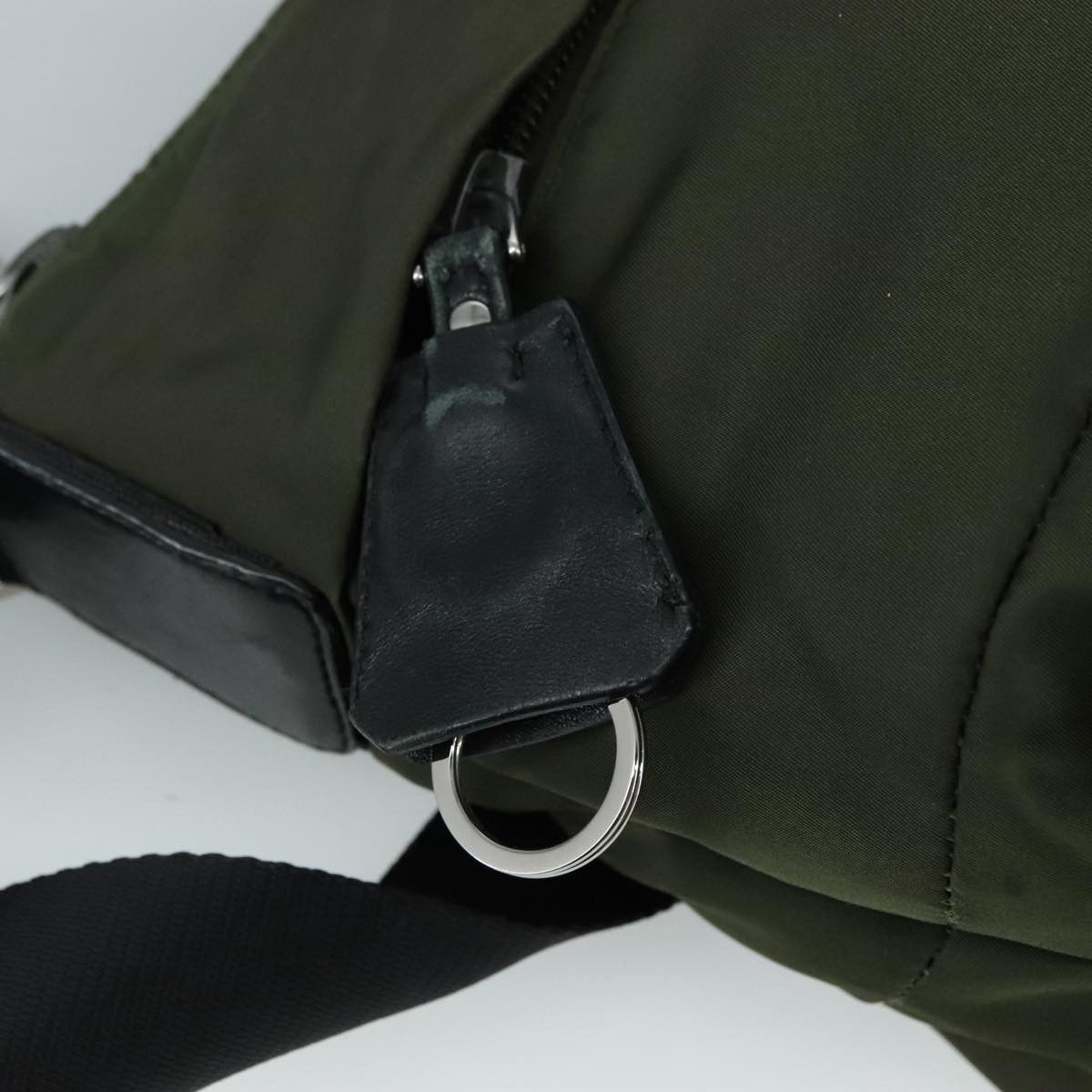 Prada Tessuto Khaki Synthetic Shoulder Bag (Pre-Owned) Size ONE SIZE - 13 Thumbnail