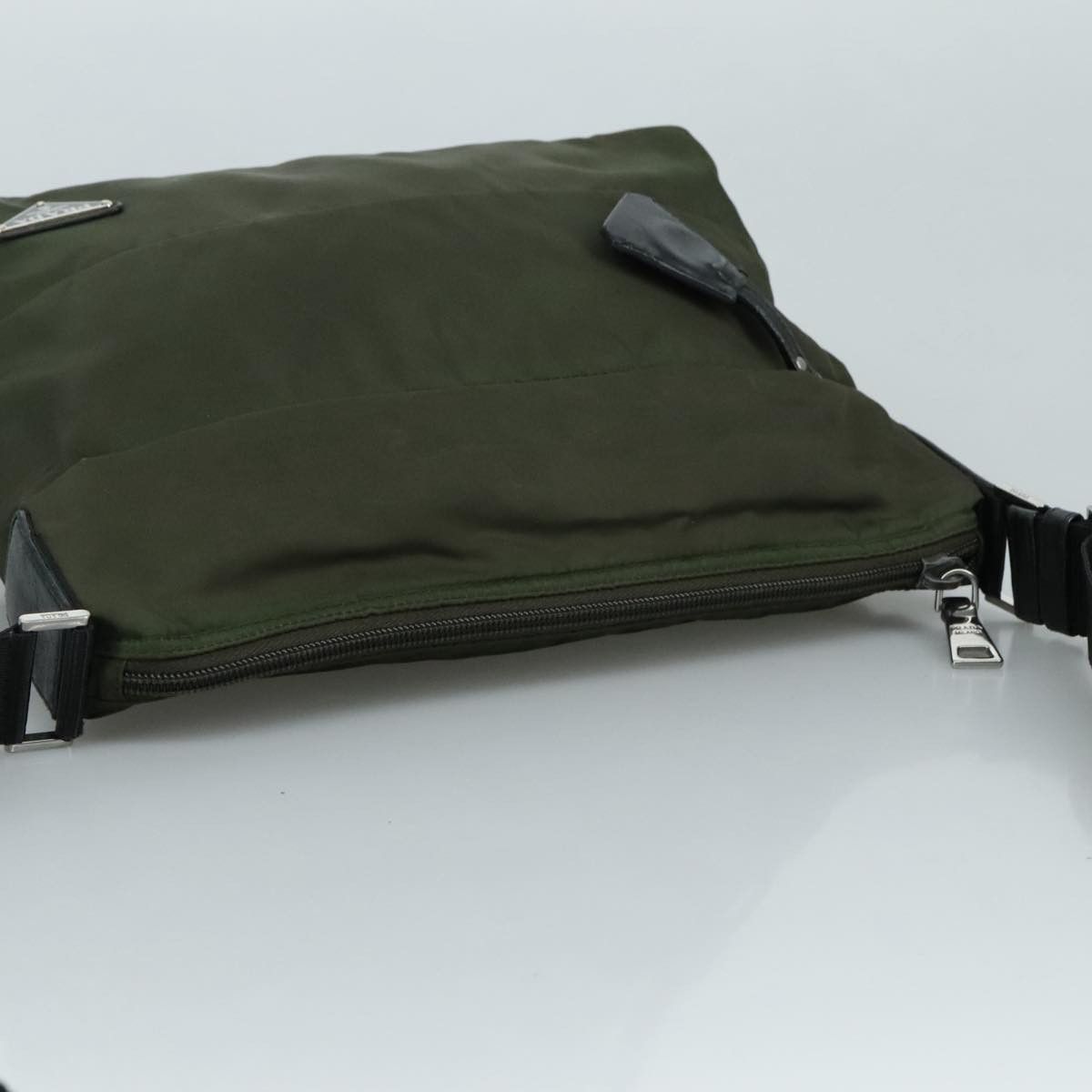 Prada Tessuto Khaki Synthetic Shoulder Bag (Pre-Owned) Size ONE SIZE - 17 Thumbnail