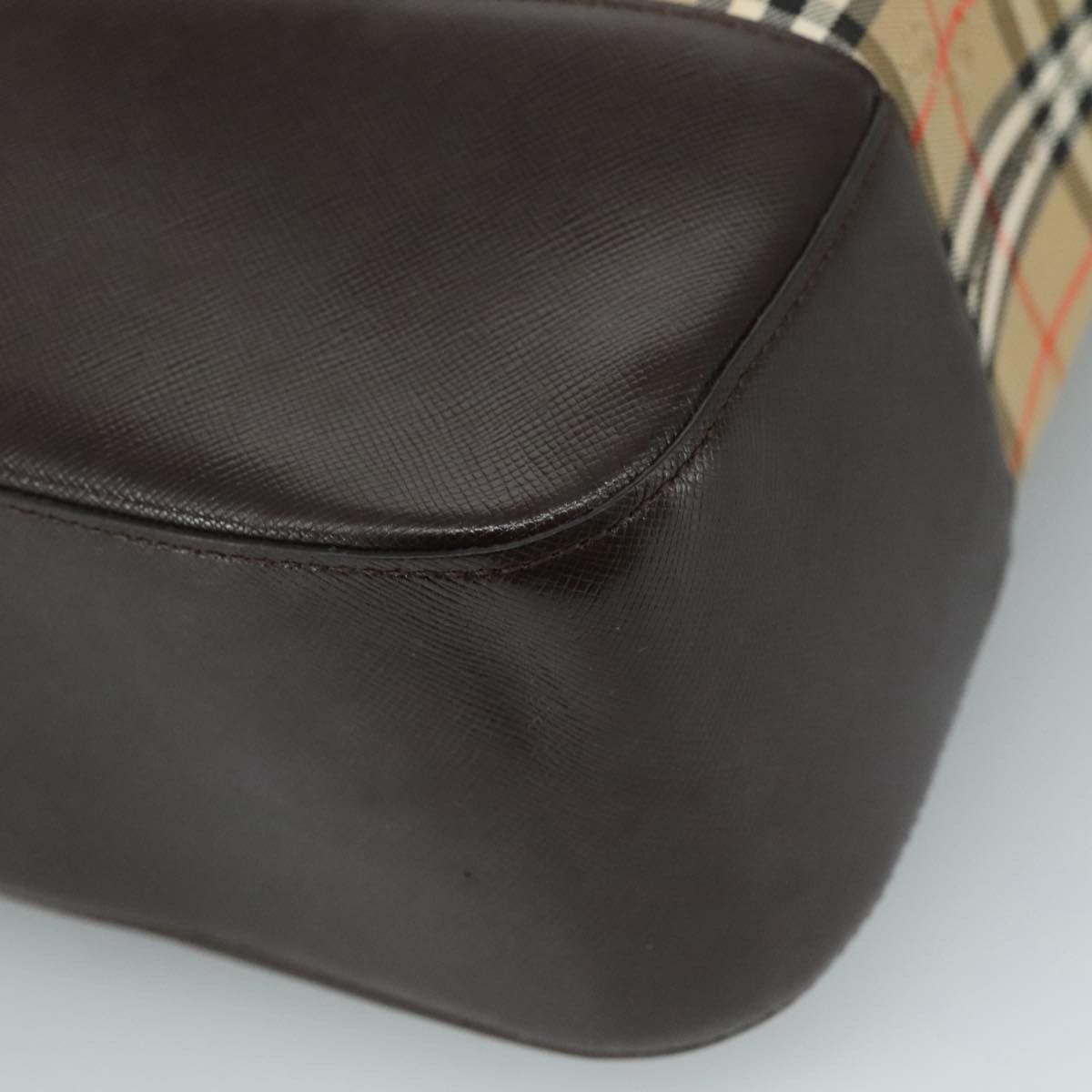 Burberry Nova Check Beige Canvas Shoulder Bag (Pre-Owned) Size ONE SIZE - 18 Thumbnail