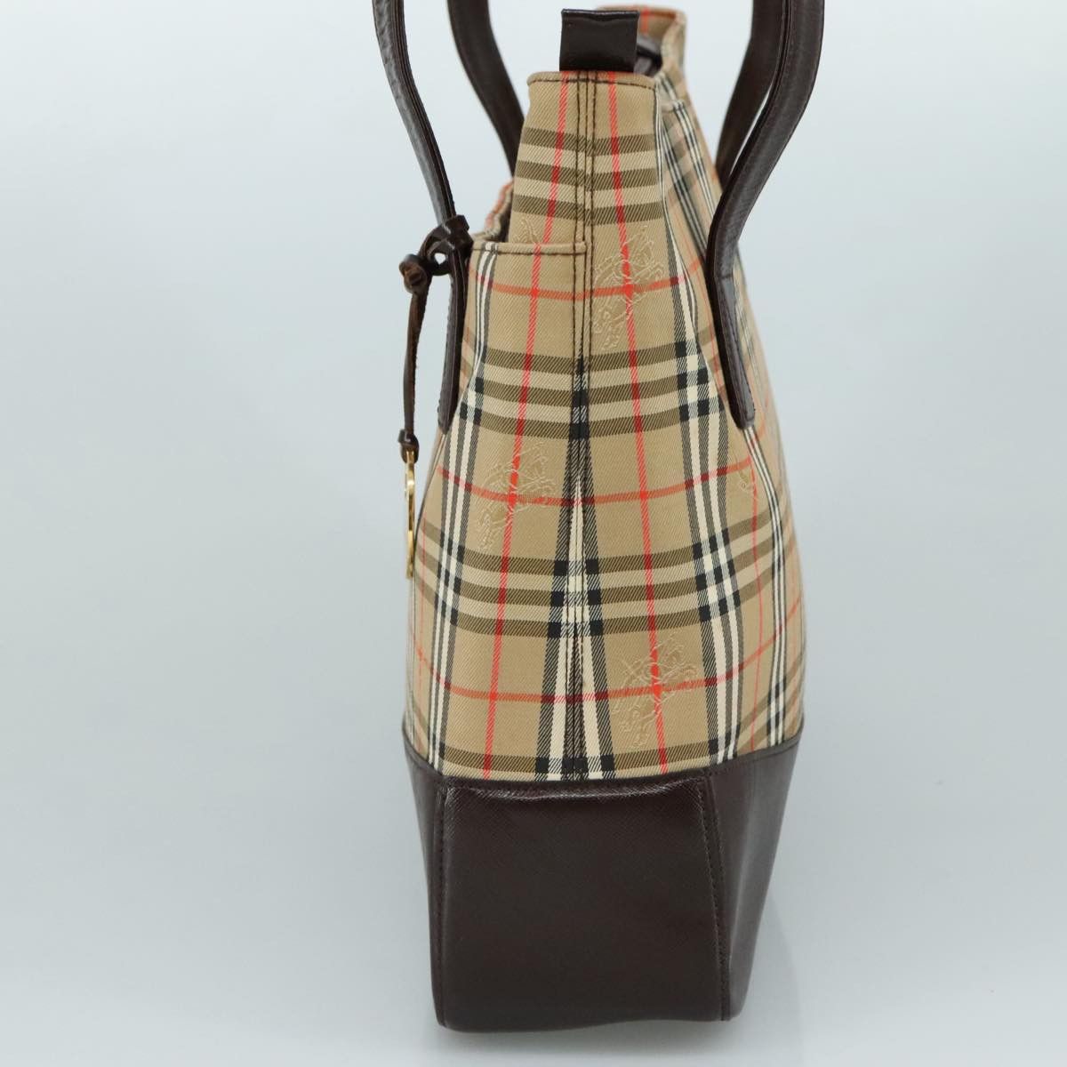Burberry Nova Check Beige Canvas Shoulder Bag (Pre-Owned) Size ONE SIZE - 16 Thumbnail