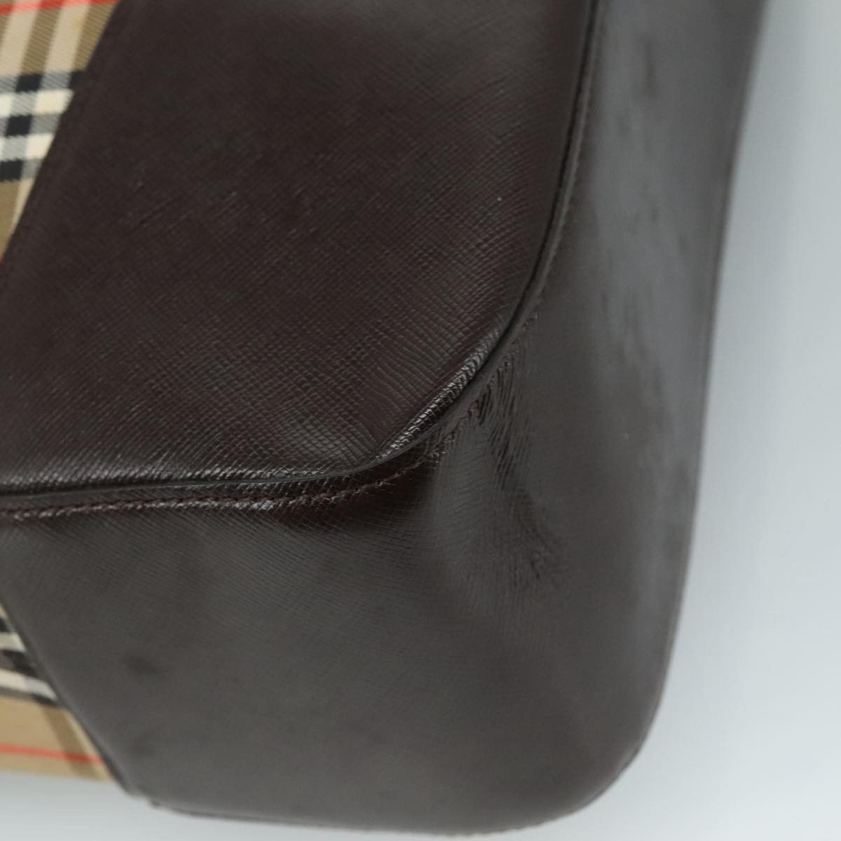 Burberry Nova Check Beige Canvas Shoulder Bag (Pre-Owned) Size ONE SIZE - 19 Thumbnail