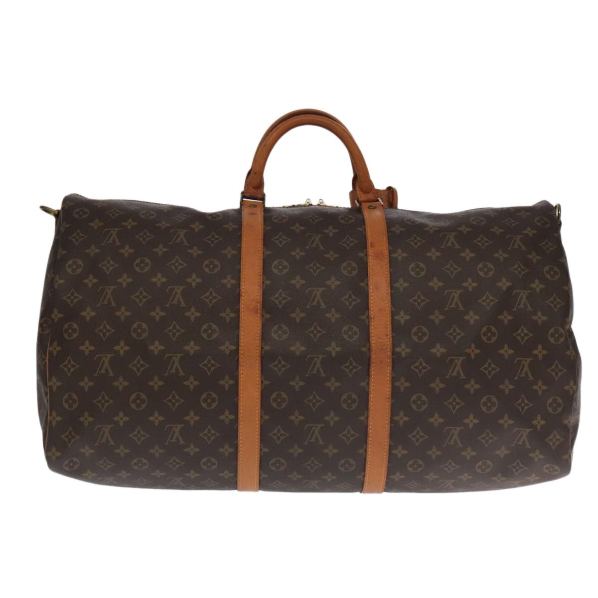 Louis Vuitton Keepall Bandoulière 60 Brown Canvas Travel Bag (Pre-Owned) Size ONE SIZE - 2 Thumbnail