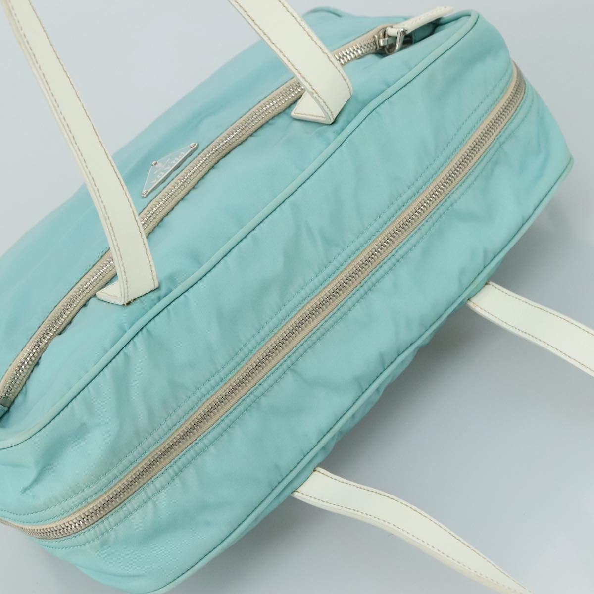 Prada Blue Synthetic Shoulder Bag (Pre-Owned) Size ONE SIZE - 17 Thumbnail