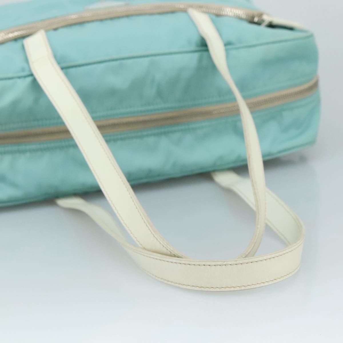 Prada Blue Synthetic Shoulder Bag (Pre-Owned) Size ONE SIZE - 5 Thumbnail