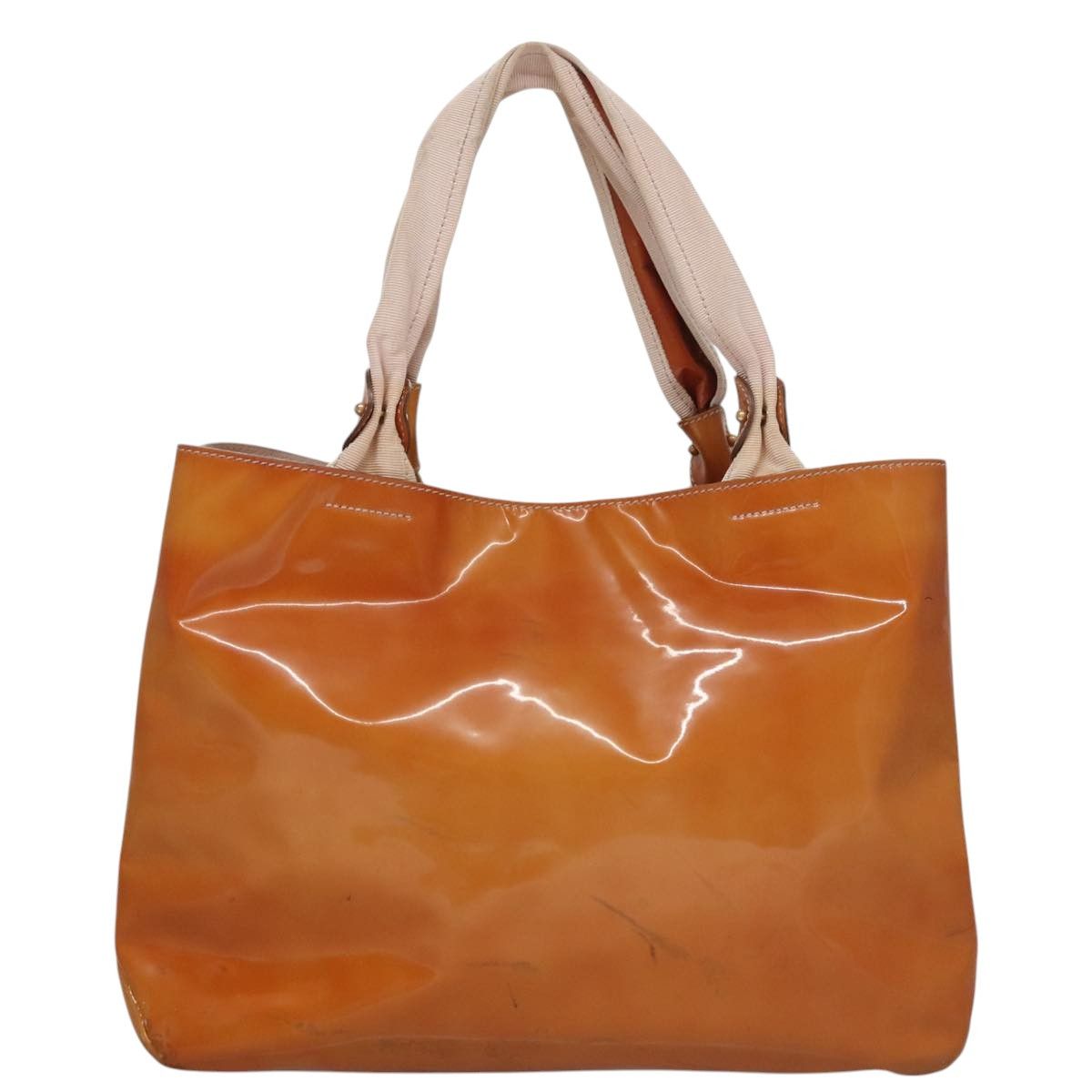Salvatore Ferragamo Vara Yellow Patent Leather Handbag (Pre-Owned) Size ONE SIZE - 2 Thumbnail