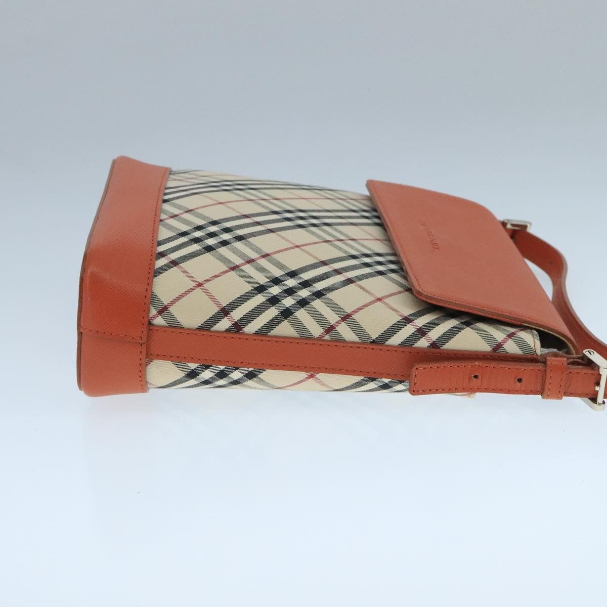 Burberry Nova Check Beige Canvas Shoulder Bag (Pre-Owned) Size ONE SIZE - 3 Thumbnail
