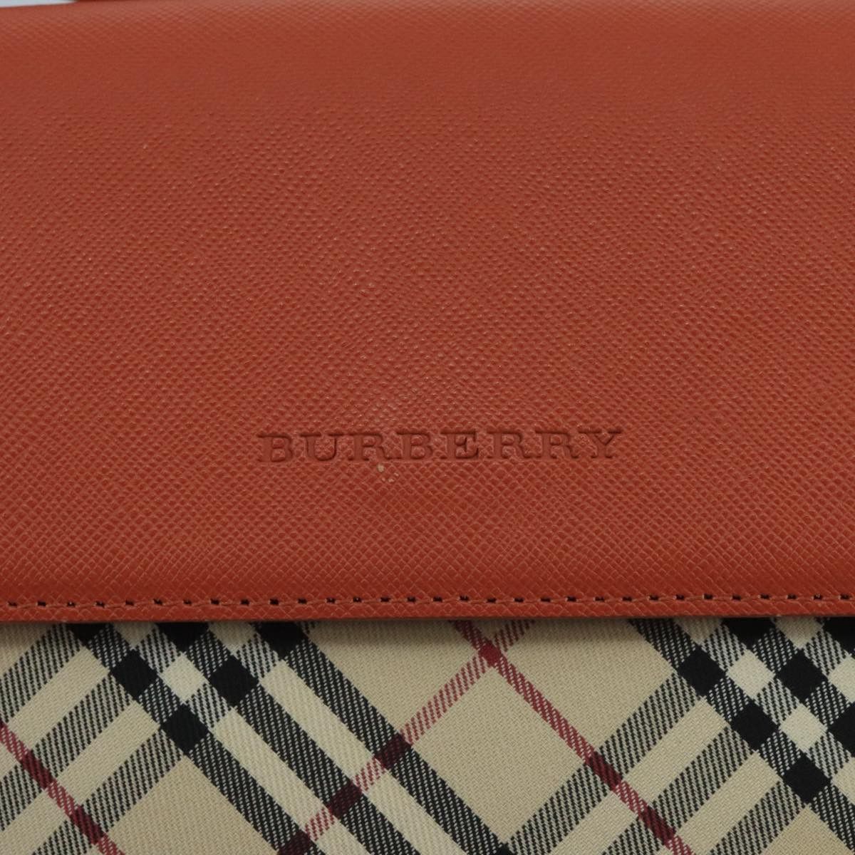 Burberry Nova Check Beige Canvas Shoulder Bag (Pre-Owned) Size ONE SIZE - 9 Thumbnail