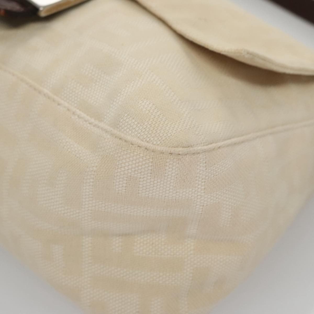 Fendi Mamma Baguette Beige Canvas Shoulder Bag (Pre-Owned) Size ONE SIZE - 17 Thumbnail