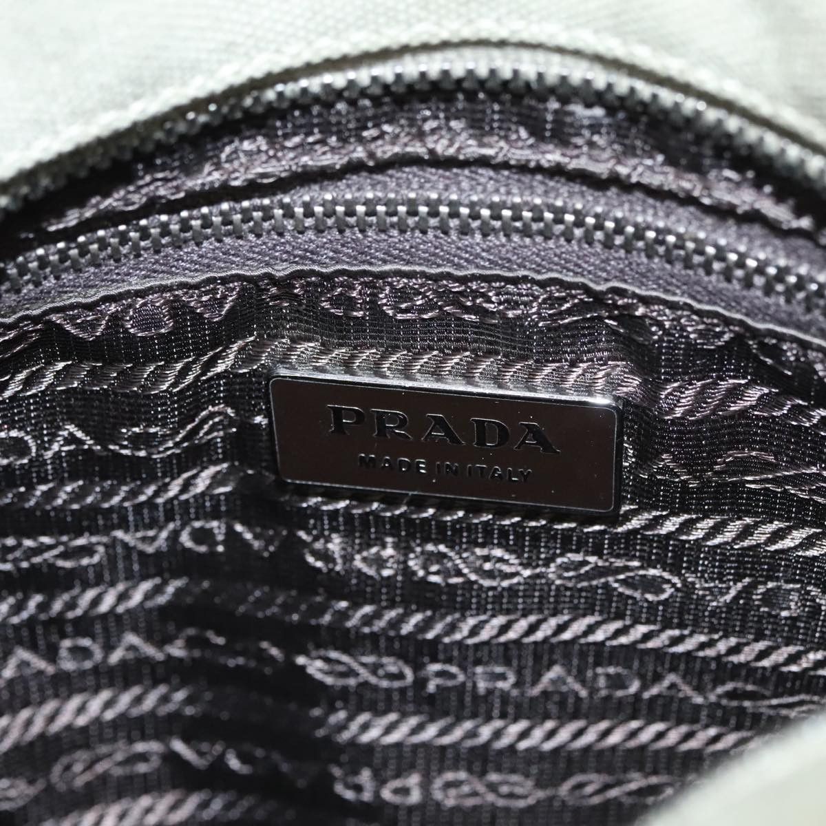 Prada Khaki Canvas Handbag (Pre-Owned) Size ONE SIZE - 13 Thumbnail