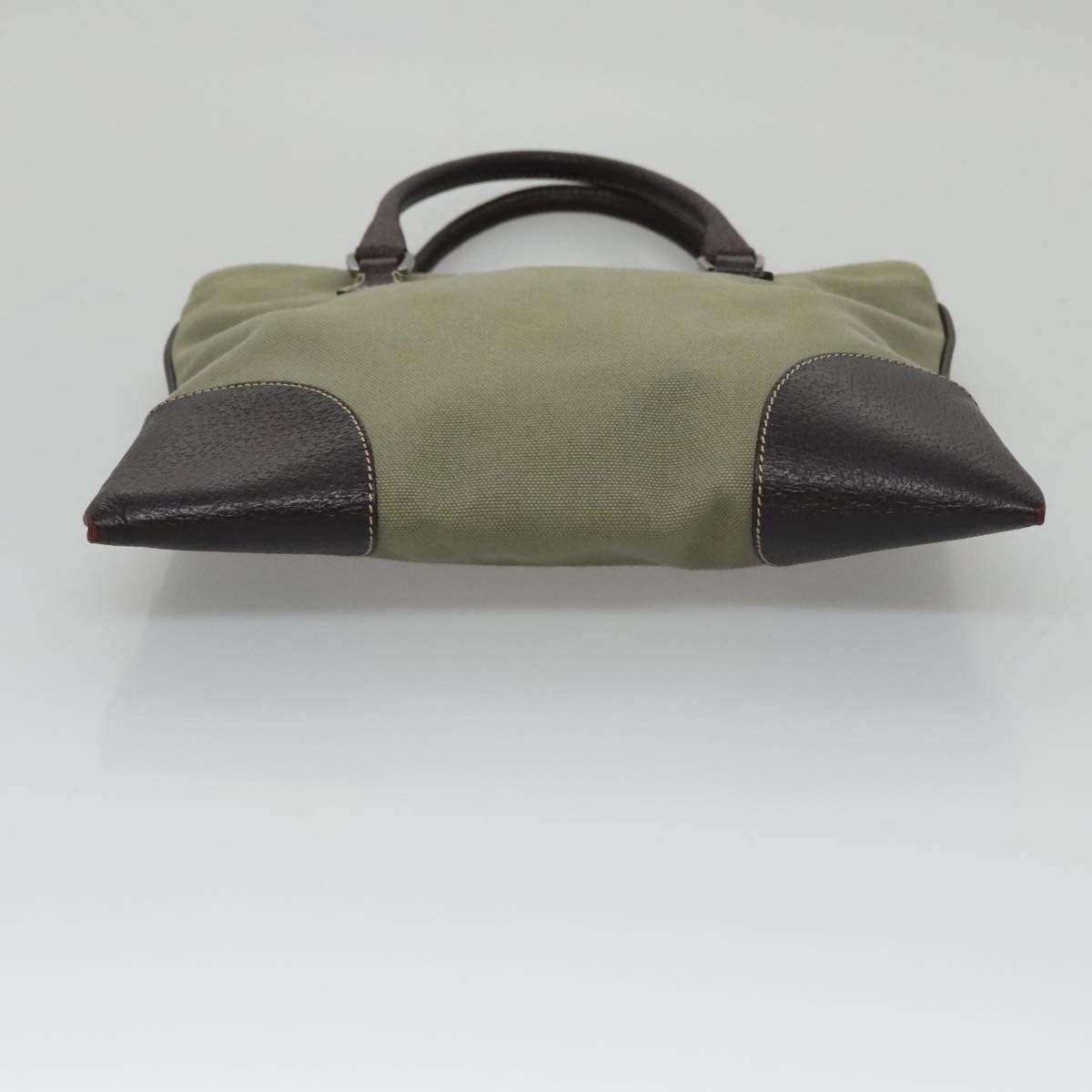 Prada Khaki Canvas Handbag (Pre-Owned) Size ONE SIZE - 18 Thumbnail