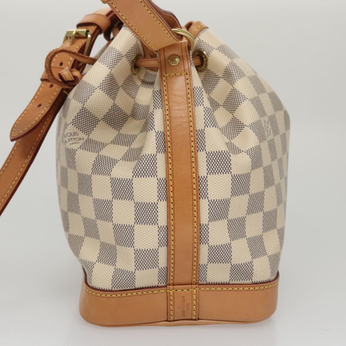 Louis Vuitton Noé Bb White Canvas Shoulder Bag (Pre-Owned) Size ONE SIZE - 3 Thumbnail