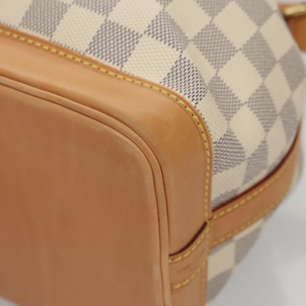Louis Vuitton Noé Bb White Canvas Shoulder Bag (Pre-Owned) Size ONE SIZE - 6 Thumbnail