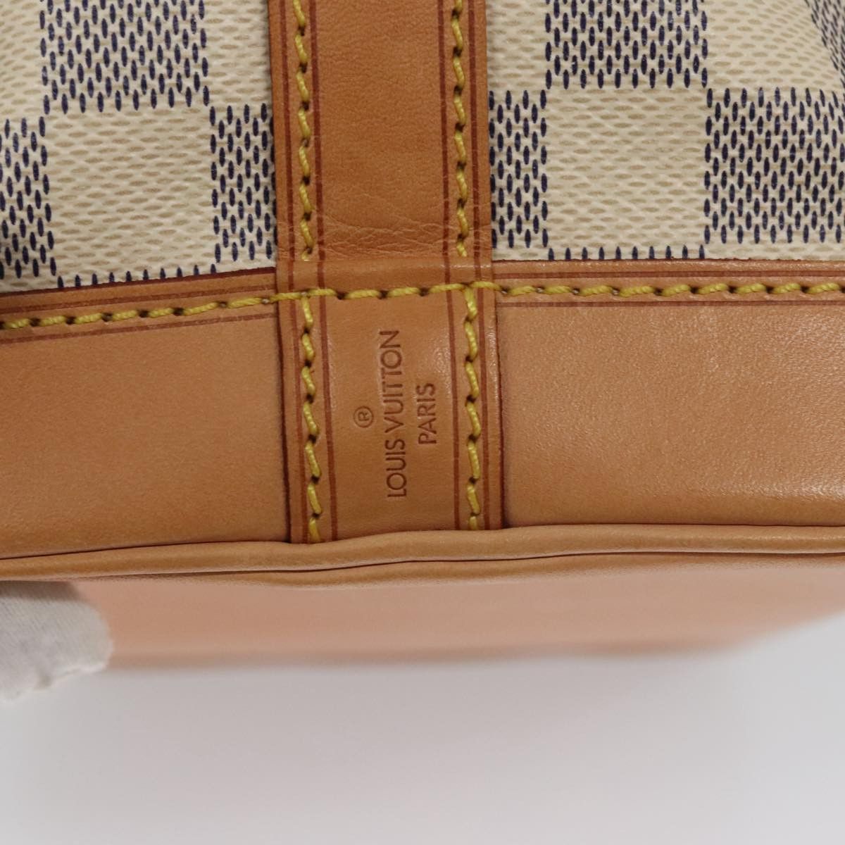 Louis Vuitton Noé Bb White Canvas Shoulder Bag (Pre-Owned) Size ONE SIZE - 12 Thumbnail