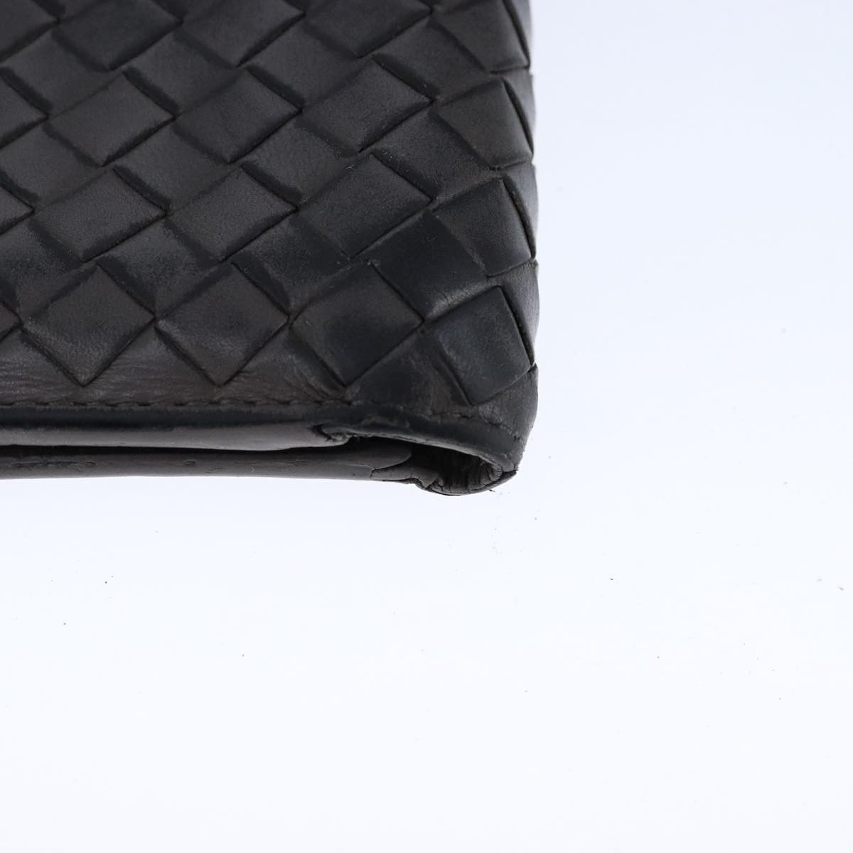 Bottega Veneta Intrecciato Grey Leather Wallet (Pre-Owned) Size ONE SIZE - 6 Thumbnail