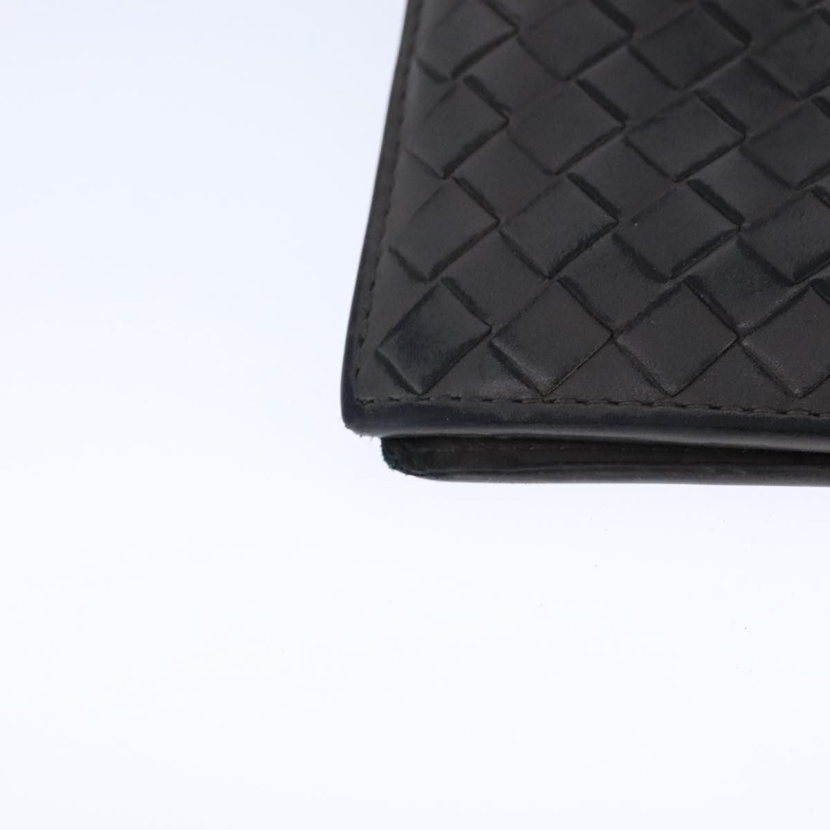 Bottega Veneta Intrecciato Grey Leather Wallet (Pre-Owned) Size ONE SIZE - 8 Thumbnail
