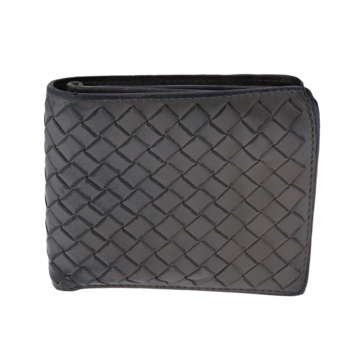 Bottega Veneta Intrecciato Grey Leather Wallet (Pre-Owned) Size ONE SIZE - 15 Thumbnail