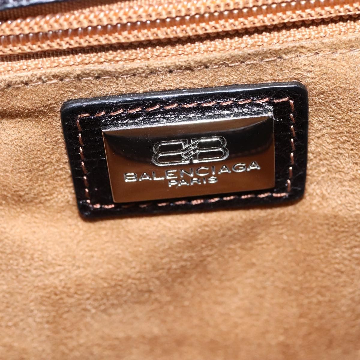 Balenciaga Brown Leather Handbag (Pre-Owned) Size ONE SIZE - 13 Thumbnail