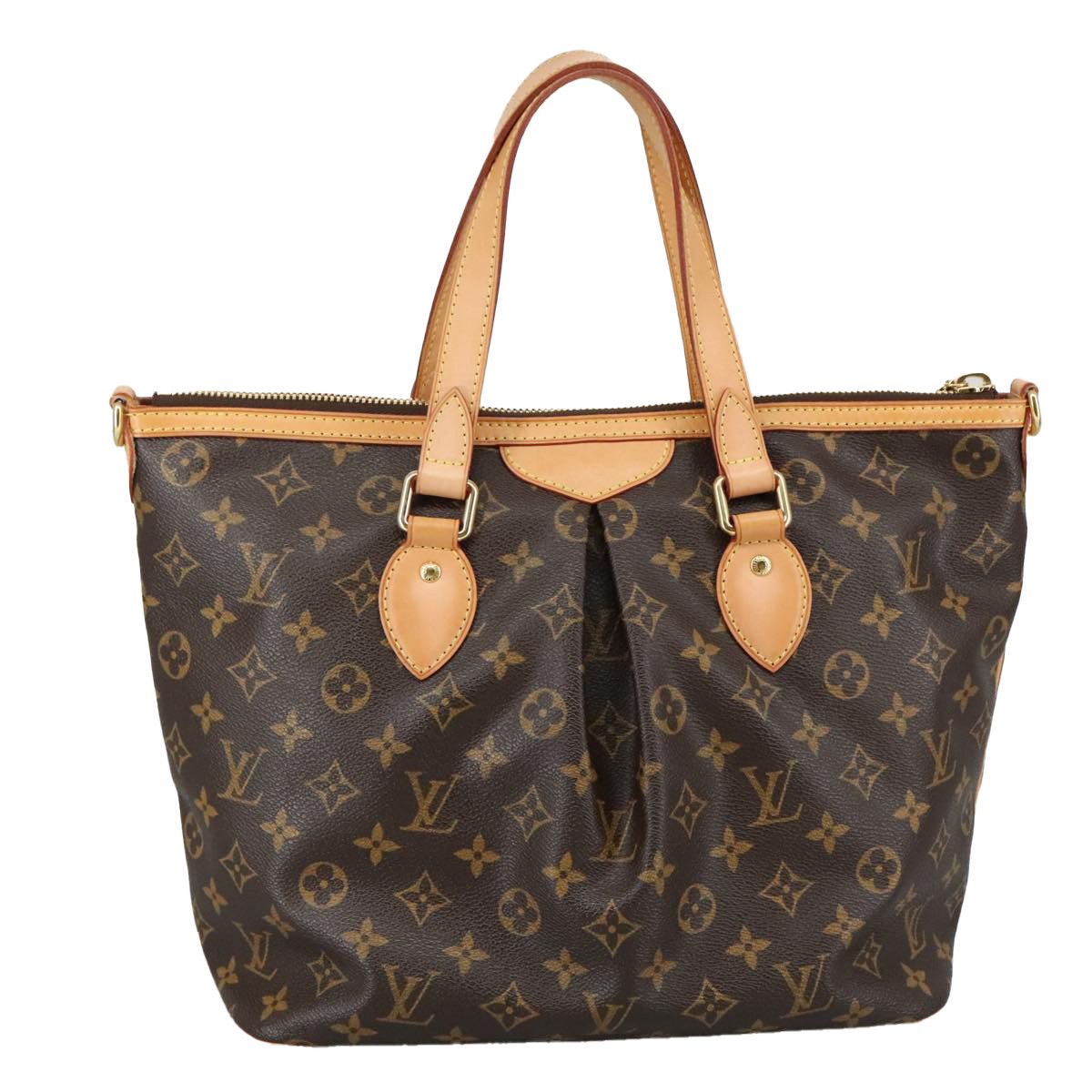 Louis Vuitton Palermo Brown Canvas Tote Bag (Pre-Owned) Size ONE SIZE - 2 Thumbnail