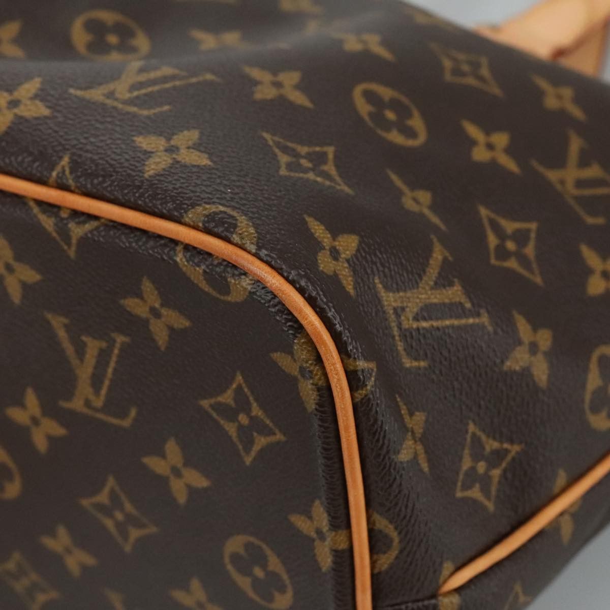 Louis Vuitton Palermo Brown Canvas Tote Bag (Pre-Owned) Size ONE SIZE - 7 Thumbnail