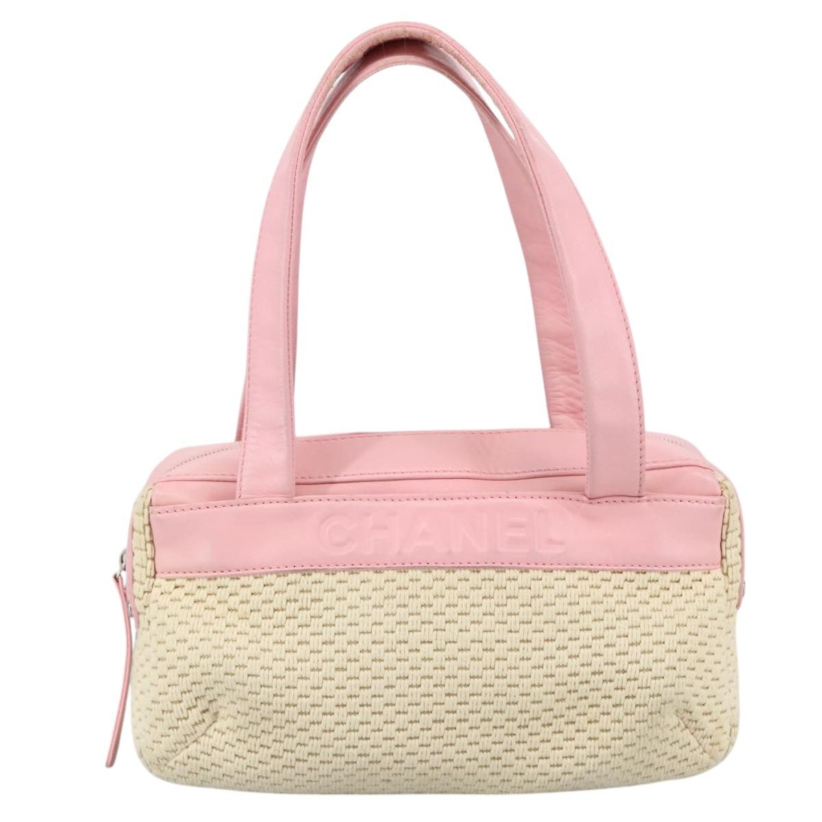 Chanel Beige Cotton Handbag (Pre-Owned) Size ONE SIZE - 15 Thumbnail